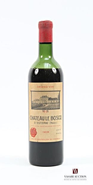 1 bottle Château LE BOSCQ St. Estèphe 1959
...