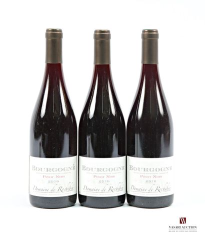 3 bottles BOURGOGNE, Pinot Noir, Domaine...