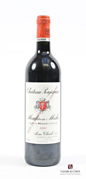 1 bottle Château POUJEAUX Moulis 2000
 Bottle:...