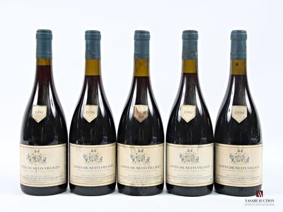 5 bottles Côtes de Nuits Villages, Domaine...