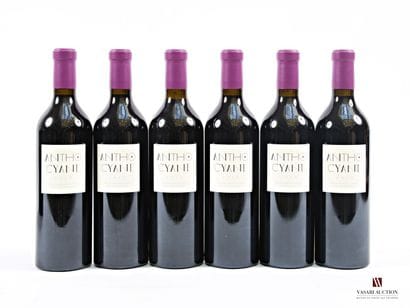 6 bottles FITOU, ANTHO CYANE, Mas des Caprices...