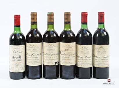 Lot de 6 blles comprenant :		
1 Blle	Château...