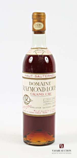 1 bottle Domaine RAYMOND LOUIS Haut Sauternes...