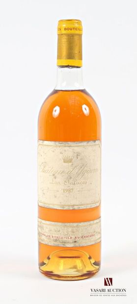 1 bottle Château D'YQUEM 1er Cru Sup Sauternes...