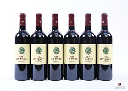 6 bottles CLOS PUY ARNAUD Castillon-Côtes...