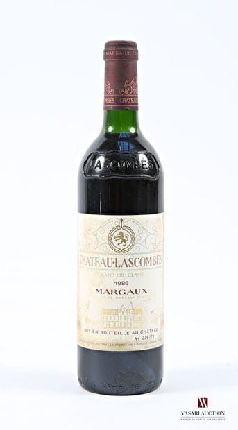 1 bottle Château LASCOMBES Margaux 1986
...