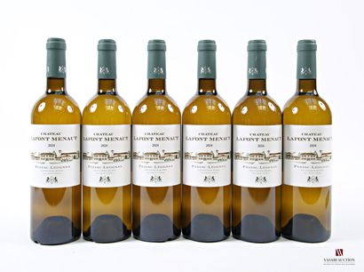 6 bottles Château LAFONT MENAUT Pessac-Léognan...