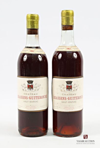 2 bottles Château BRASSENS GUITERONDE Haut...