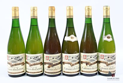 6 Blles	COTEAUX DU LAYON Domaine des Hardières		
	2...