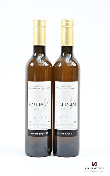 2 bouteilles	Vin de Liqueur Carthagène mise...
