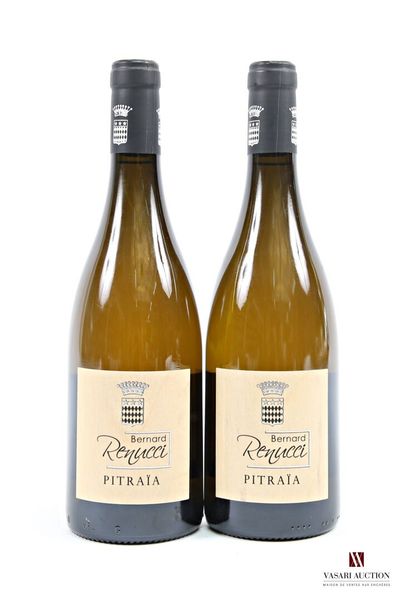 2 bottles PITRAIA Bottled by Bernard Renucci...
