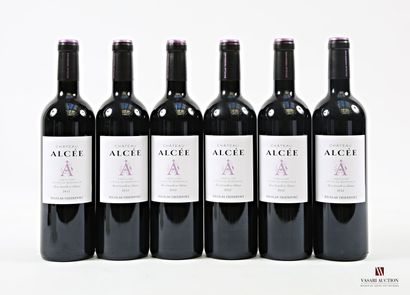 6 bottles Château ALCÉE Castillon-Côtes de...