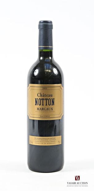 1 bottle Château NOTTON Margaux 2003
 Condition:...