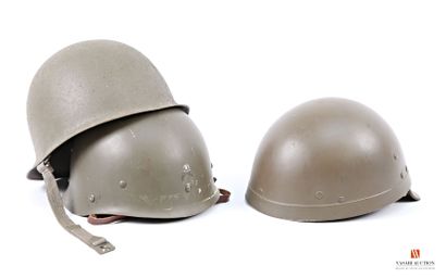 Casque français modèle 51, casque lourd daté...