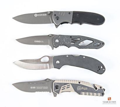 Couteau pliant OMD Fine knife, lame de 80...