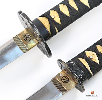 Wakisashi, lame de 450 mm, LT 690 mm, Tanto,...
