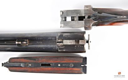 Fusil de chasse liégeois calibre 16/70, canons...