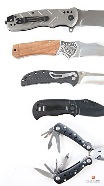 Couteau pliant Buck, lame de 100 mm avec...
