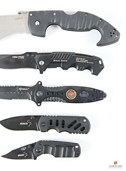 Couteau pliant Spartan Cold Steel, lame de...