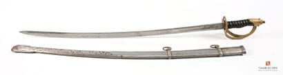 Sabre type cavalerie légère « troupe », lame...