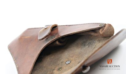 Étui de pistolet modèle 1916, cuir brun,...
