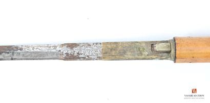 Canne épée, jolie lame gravée de 130 mm,...