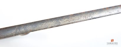 Baïonnette Chassepot modèle 1866, lame yatagan...