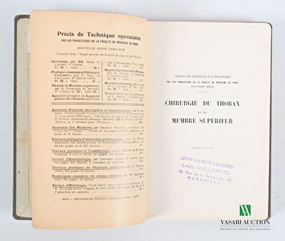 [MEDECINE & MILITARIA]
Lot comprenant deux...