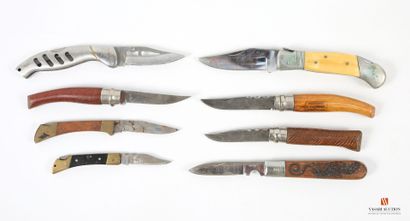 Couteau de poche, 8 modèles pliants différents...