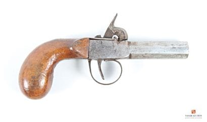 Pistolet de poche à coffre, canon octogonal,...