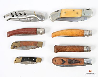 Couteau de poche, 8 modèles pliants différents...