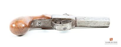Pistolet de poche à coffre, canon octogonal,...