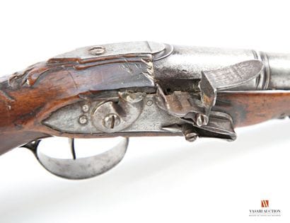 Paire de pistolets de carrosse, platine à...