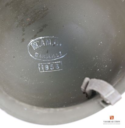 Casque français modèle 51, casque lourd daté...