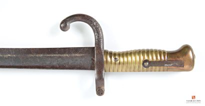 Baïonnette Chassepot modèle 1866, lame yatagan...