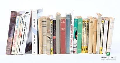[LITTERATURE & ROMANS MILITAIRES]
Lot comprenant...