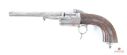 Arme à système, rarissime revolver à percussion...