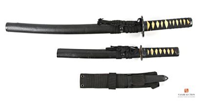 Wakisashi, lame de 450 mm, LT 690 mm, Tanto,...