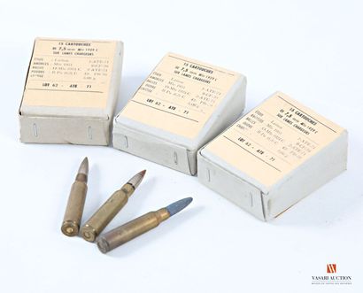 Munitions de catégorie C : 45 cartouches...