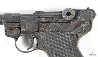 Pistolet Luger P08, quasi arme, mécanisme...
