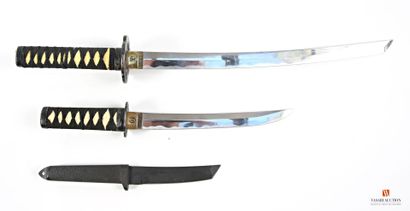 Wakisashi, lame de 450 mm, LT 690 mm, Tanto,...