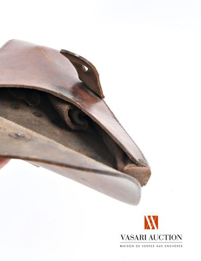 Étui de pistolet modèle 1916, cuir brun,...