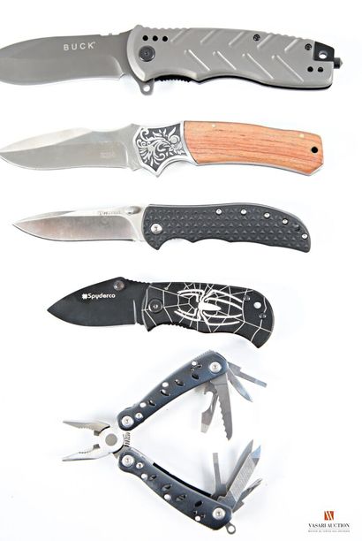 Couteau pliant Buck, lame de 100 mm avec...
