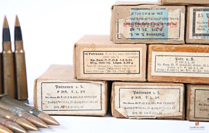Munitions de catégorie C : 600 cartouches...