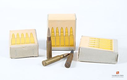Munitions de catégorie C : 45 cartouches...