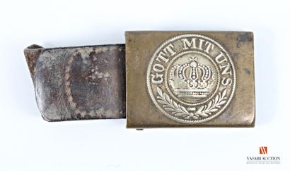 Boucle de ceinturon prussienne modèle 1895,...