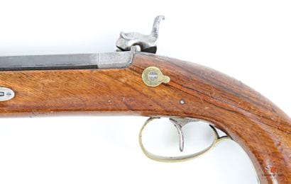 Fort pistolet à percussion calibre 12 à la...