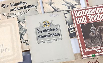 [OUVRAGES MILITAIRES ALLEMANDS]
Lot comprenant...