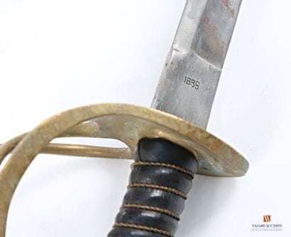 Sabre type cavalerie légère « troupe », lame...
