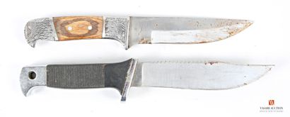 Couteau de chasse, lame de 130 mm, poignée...